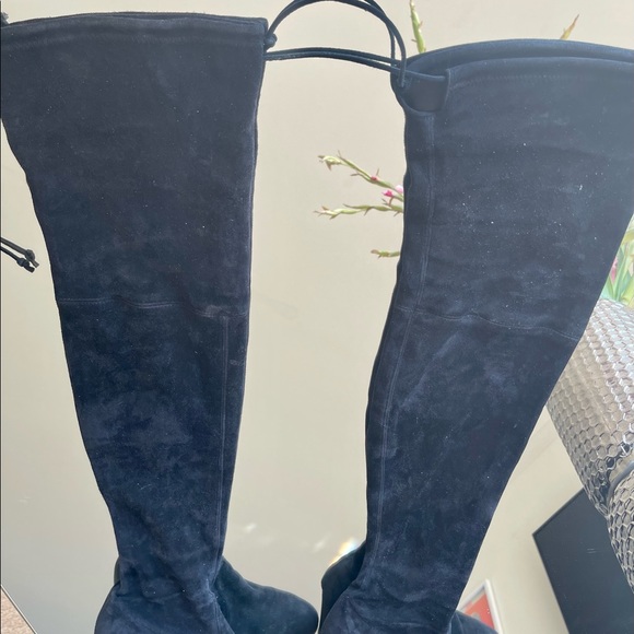 Stuart Weitzman over the knee highland suede boots Black - Picture 3 of 6